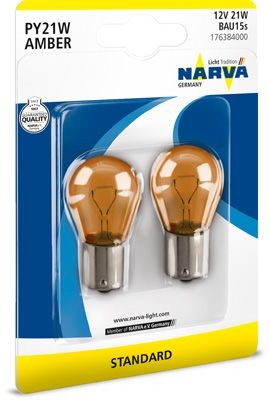 Original NARVA PY21W Indicator bulb 176384000 for OPEL MERIVA