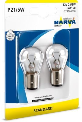 179164000 NARVA Indicator bulb LEXUS 12V 21/5W, P21/5W
