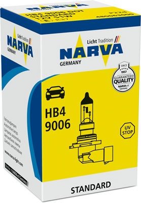 480063000 NARVA Headlight bulbs SEAT HB4 12V 51W P22d, Halogen