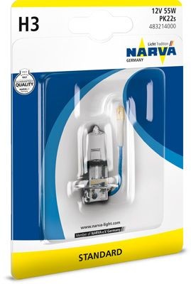 Original 483214000 NARVA Headlight bulb FIAT