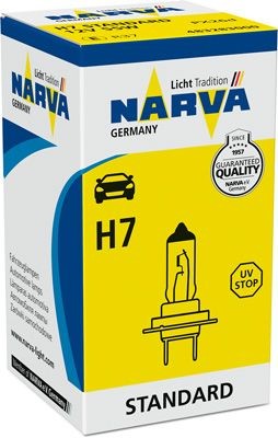 48328 NARVA H7 12V 55W PX26d Halogène Ampoule, projecteur longue portée