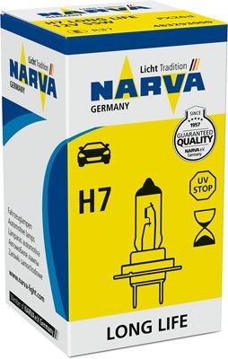 483293000 NARVA Headlight bulbs SEAT H7 12V 55W PX26d, Halogen