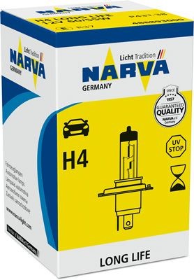 YAMAHA TMAX Glühlampe, Fernscheinwerfer H4 12V 60/55W P43t-38, Halogen NARVA 488893000