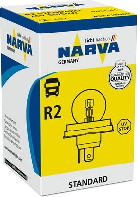 R2 NARVA R2 (Bilux) 24V 55/50W P45t-41, Halogen High beam bulb 493213000 buy