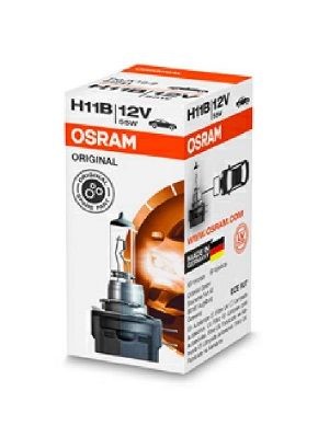 OSRAM H11B Main beam bulb H11B 12V 55W PGJY19-2, 3200K, Halogen