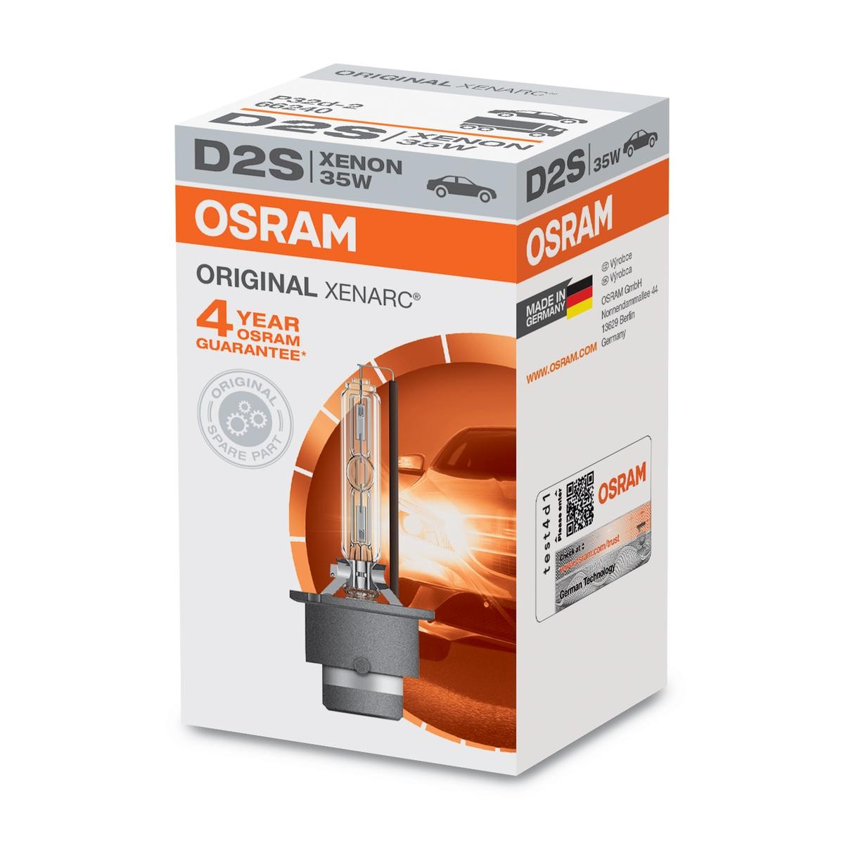 OSRAM | Pære, fjernlys 66240