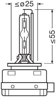 Ampoule xénon, D3S OSRAM 66340-OS – Topwagen