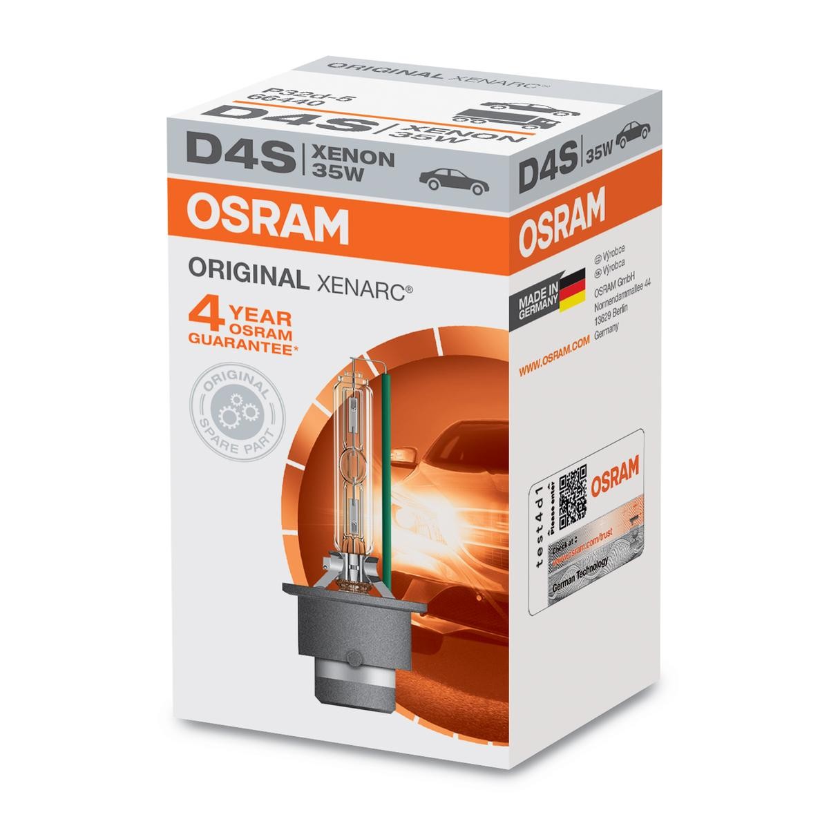 Buy cheap OEM parts: Bulb, spotlight OSRAM XENARC ORIGINAL 66440