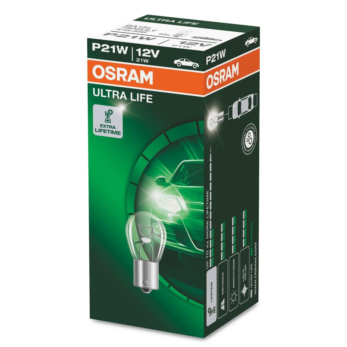 OSRAM Original Line Glühbirne P21/5W 12V 21/5W - x10 - günstig kaufen ▷  FC-Moto