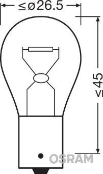 OSRAM Knipperlicht-lampje PY21W