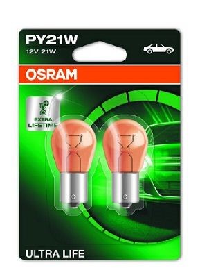 OSRAM PY21W Bulb, indicator 12V 21W, PY21W
