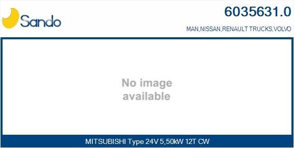 6035631.0 SANDO Anlasser für MAZ-MAN online bestellen