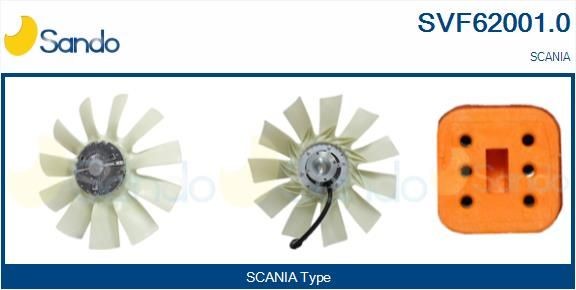 SANDO SVF62001.0 Fan, radiator 1776 552