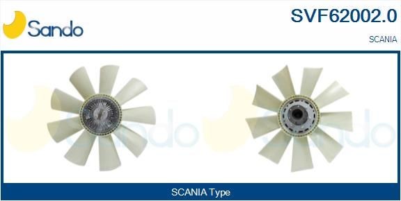 SANDO SVF62002.0 Kupplung, Kühlerlüfter für SCANIA 4 - series LKW in Original Qualität