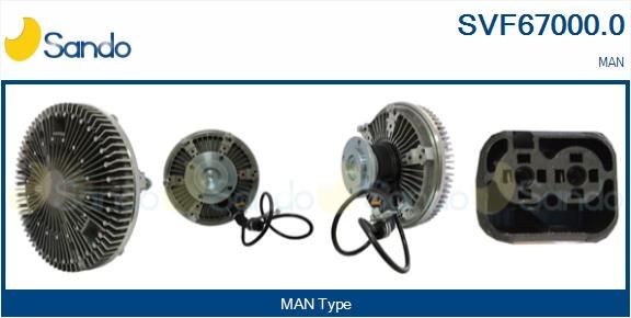 SANDO SVF67000.0 Fan clutch 51066300130