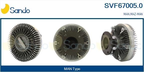 SANDO SVF67005.0 Kupplung, Kühlerlüfter für MAN E 2000 LKW in Original Qualität