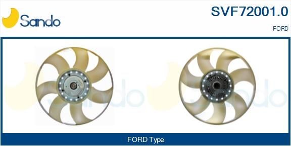 SANDO SVF72001.0 Fan clutch 6C11-8C617-CA