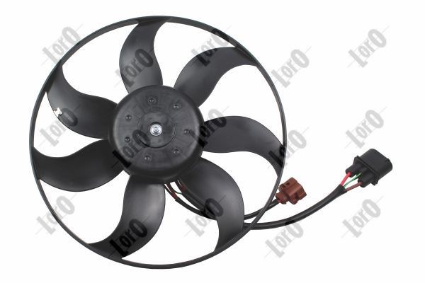 ABAKUS 053-014-0043 Fan, radiator Ø: 362 mm, without radiator fan shroud, with electric motor, with socket