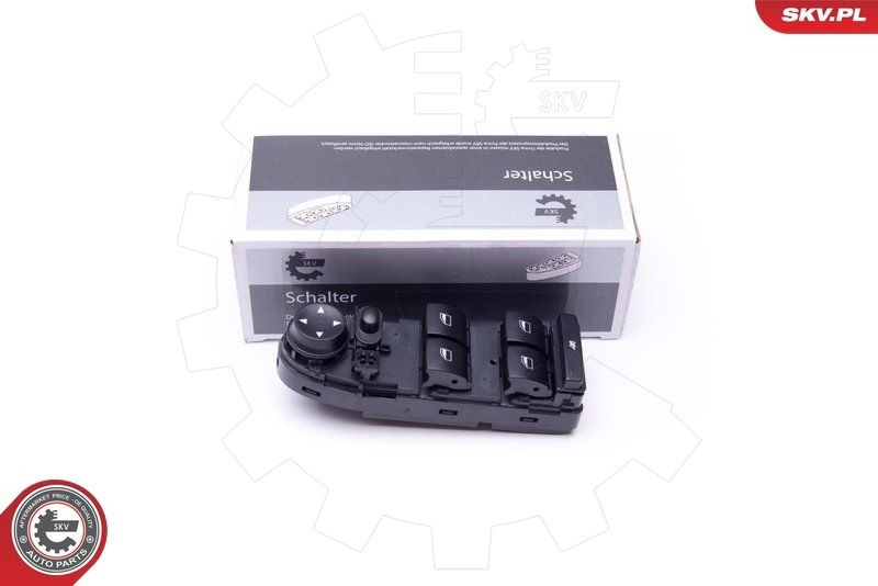 ESEN SKV Front, Driver side Number of pins: 8-pin connector Switch, window regulator 37SKV047 buy