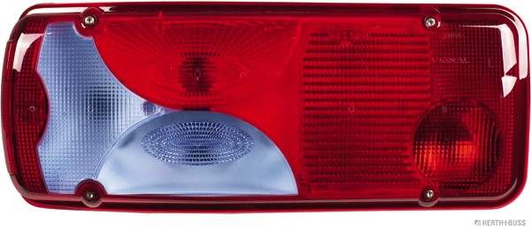 LC8 HERTH+BUSS ELPARTS links, Rot, Blau, Anschluss seitlich Lichtscheibenfarbe: Rot, Blau Rückleuchte 83840685 kaufen