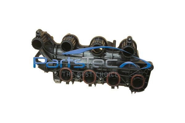 Air intake manifold PartsTec with gaskets/seals, without adjusting element, without suction pipe, with bolts/screws - PTA519-0043