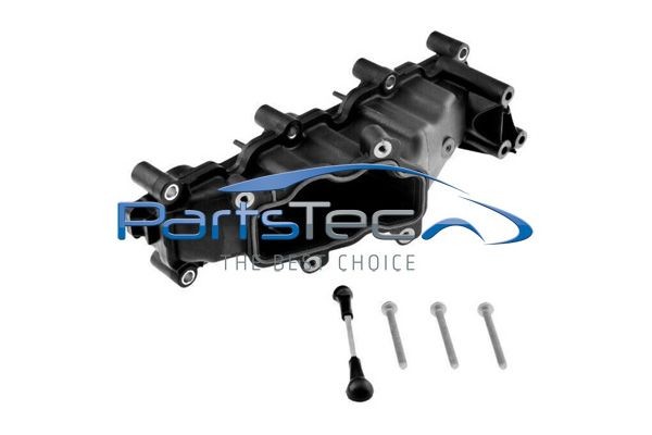 PartsTec Right, with gaskets/seals, without adjusting element, with accessories Intake manifold PTA519-0052 buy
