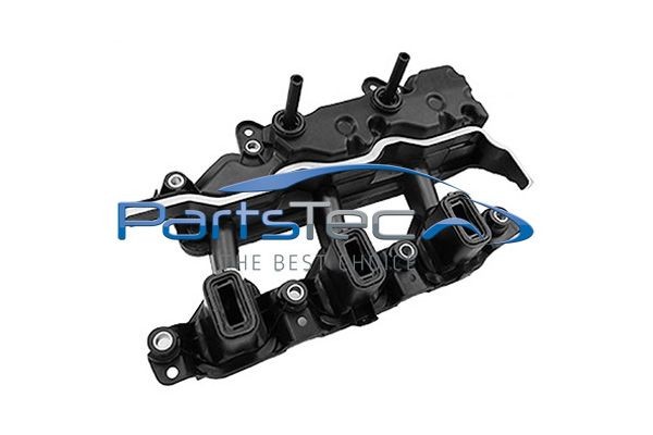 PartsTec with gaskets/seals, without adjusting element Intake manifold PTA519-0055 buy