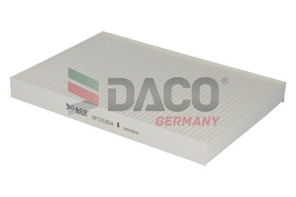 DACO Germany Microfiltro Audi A4 B6 2001 carbone attivo e antibatterico DFC0204