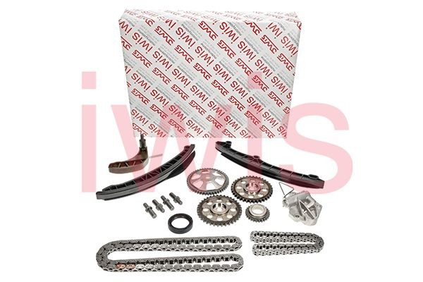 Cam chain AIC with slide rails, with chain tensioner, with gears, with crankshaft seal, with bolts, Silent Chain, Closed chain - 59770Set