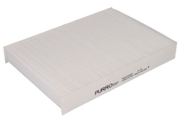 PURRO Pollen Filter, 255 mm x 182 mm x 35 mm Width: 182mm, Height: 35mm, Length: 255mm Cabin filter PUR-PC0020 buy