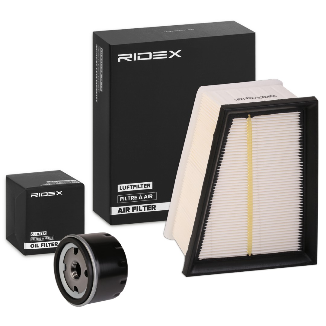 Original RIDEX Filter kit 4055F1123 for RENAULT TRAFIC