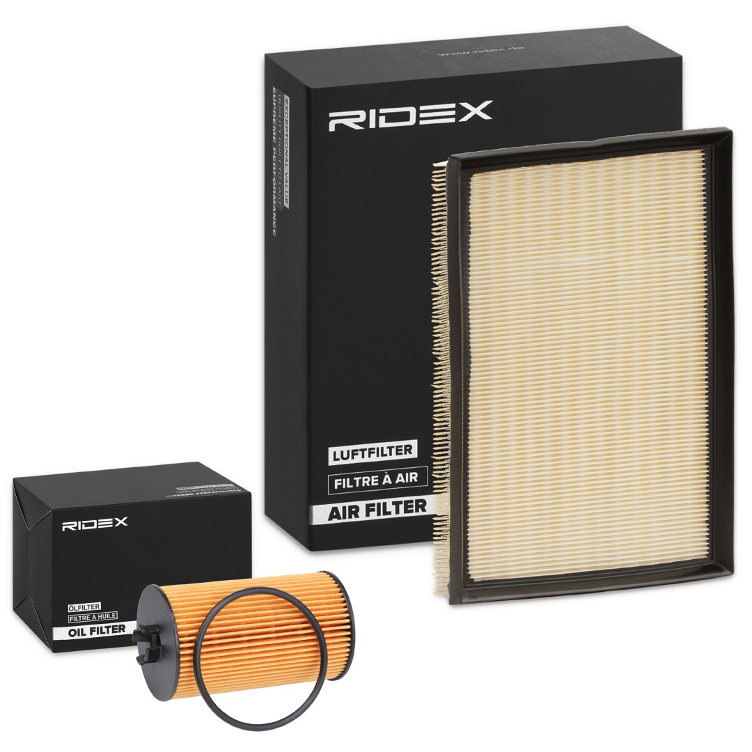 RIDEX 4055F1135 Original OPEL Inspektionskit mit Luftfilter, ohne Ölablassschraube
