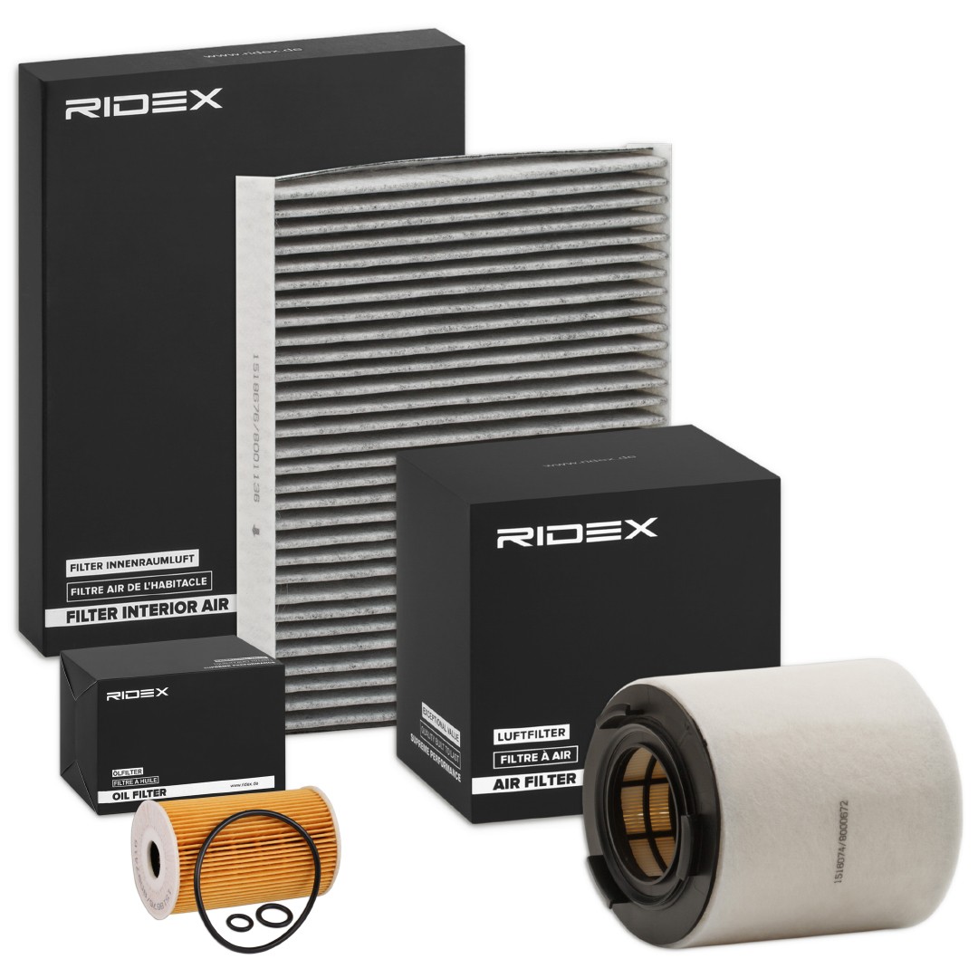 RIDEX 4055F2986 Service kit & filter set Skoda Roomster 5j 1.6 TDI 105 hp Diesel 2014 price