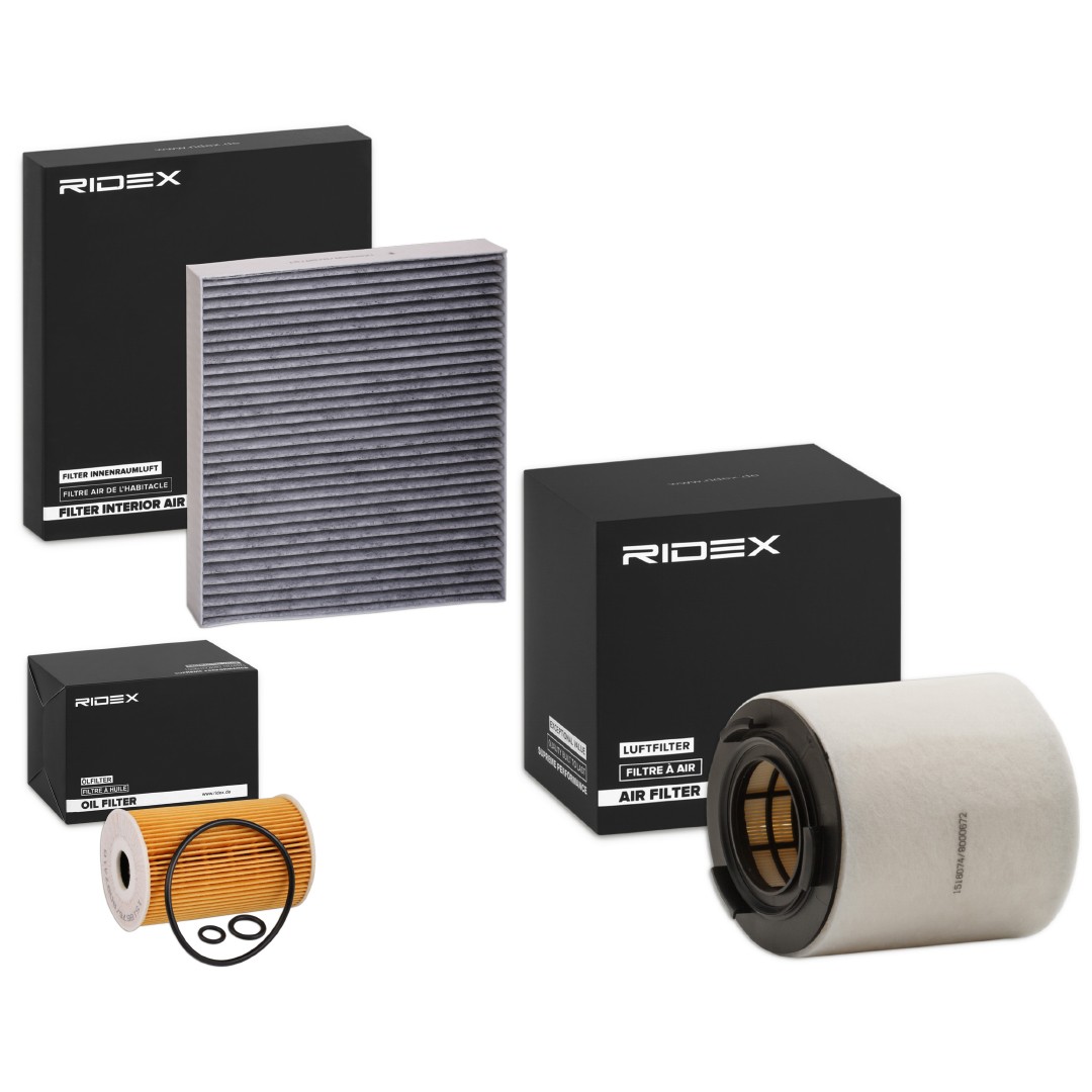 RIDEX 4055F2987 Service kit & filter set Skoda Roomster 5j 1.6 TDI 105 hp Diesel 2012 price
