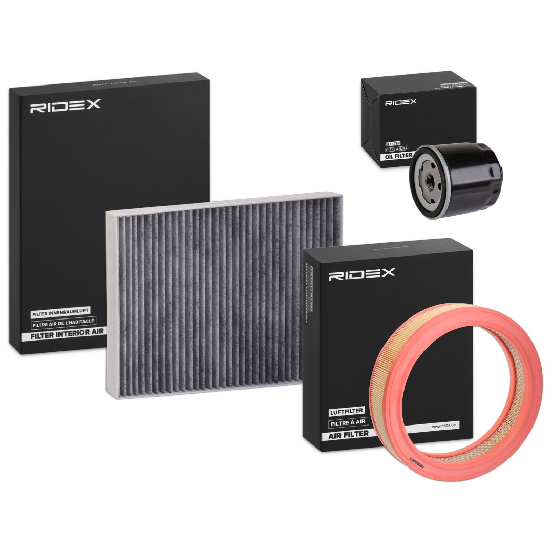 original Polo 6n1 Service kit & filter set RIDEX 4055F3201