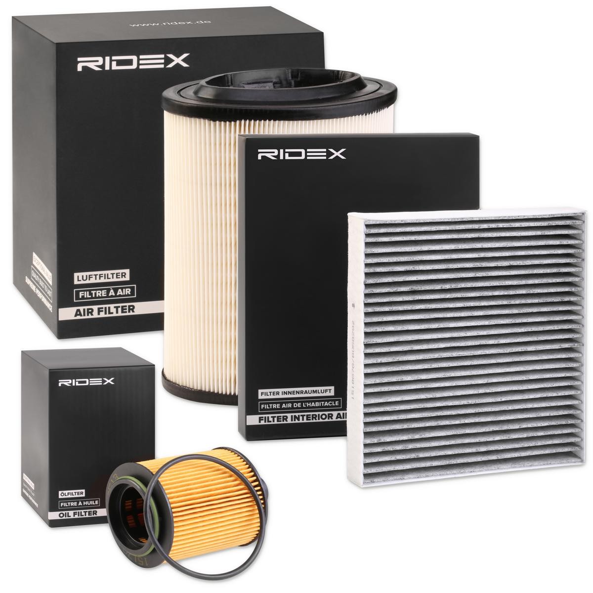 RIDEX 4055F3690 Service kit & filter set ALFA ROMEO BRERA 2006 in original quality