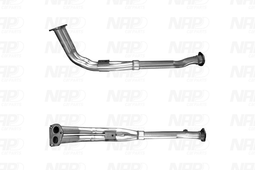NAP carparts Length: 845mm, Euro 1 Exhaust Pipe CAF10524 buy