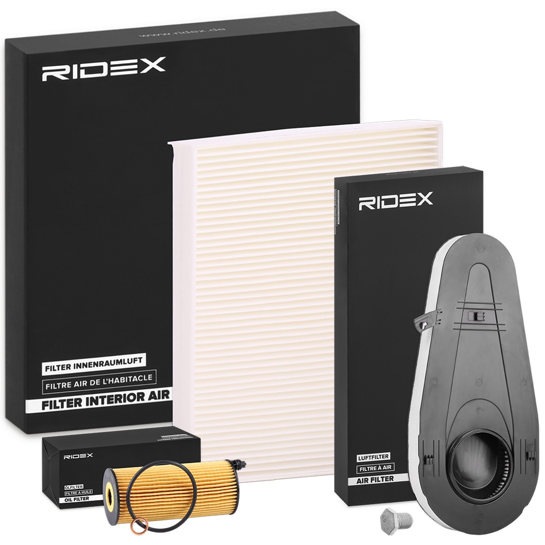 RIDEX 4055F5675 Service kit & filter set BMW F10