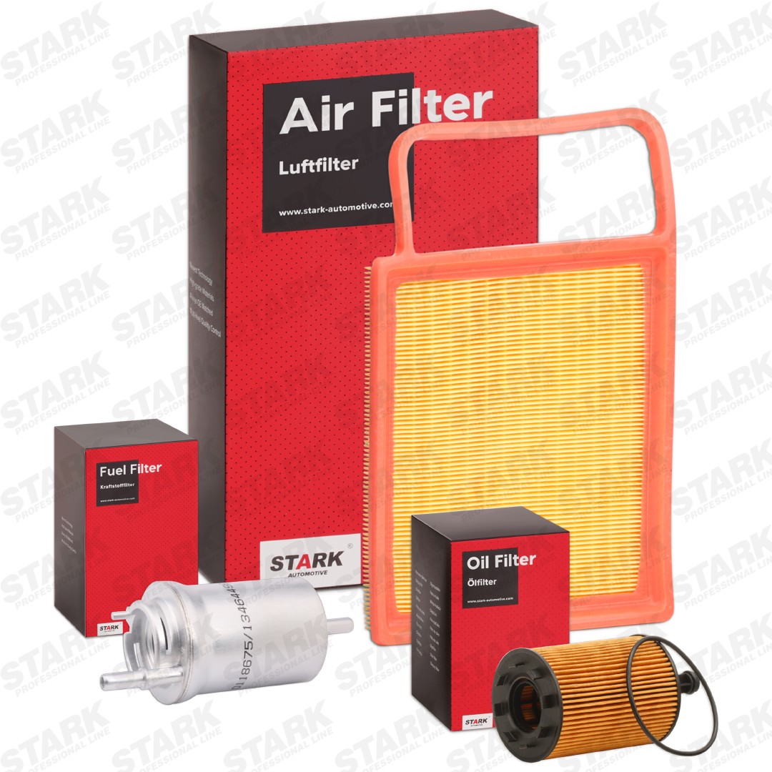 STARK with air filter, without oil drain plug, Filter Insert, three-piece Filter set SKFS-18887530 buy