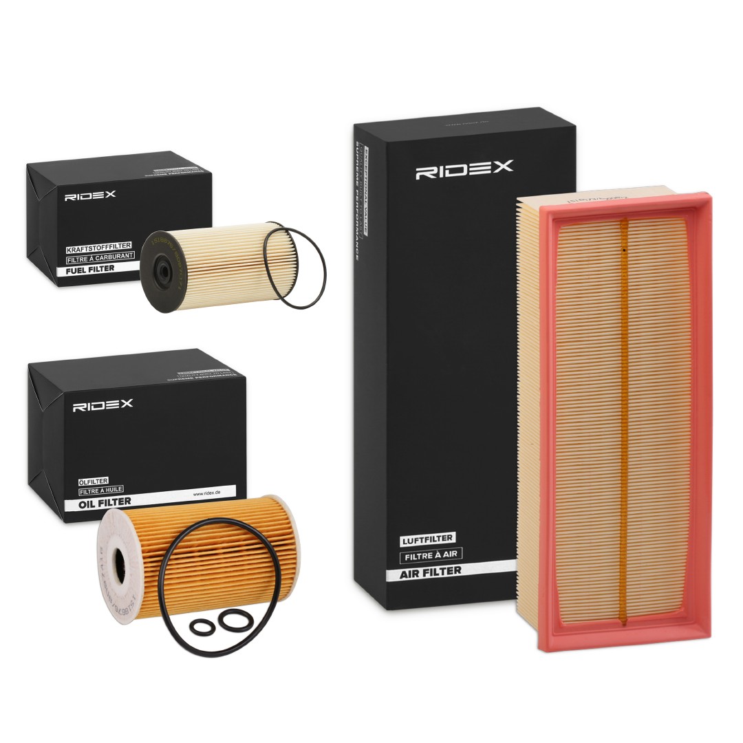 original Passat B6 Variant Service kit & filter set RIDEX 4055F7732
