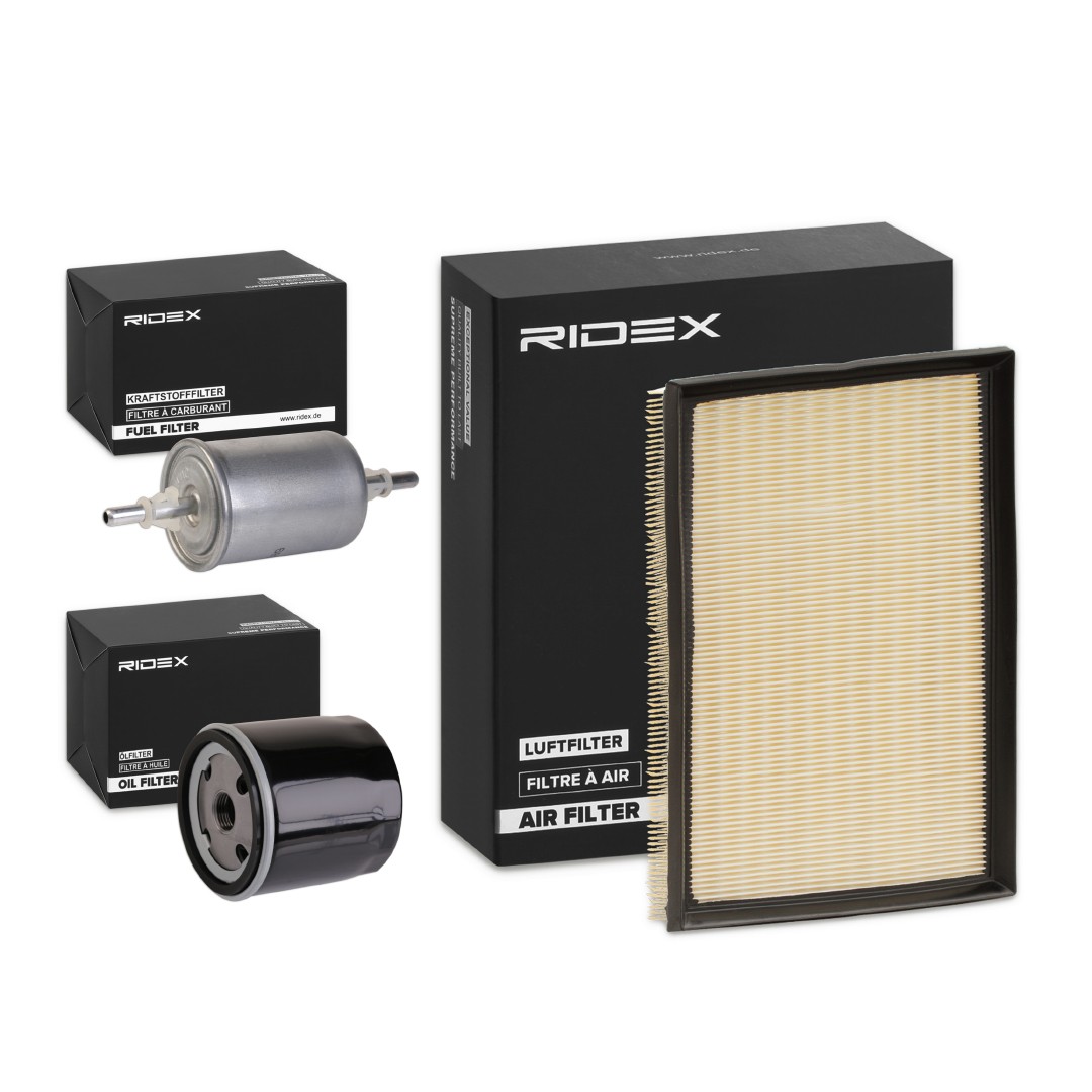RIDEX 4055F7978 Service kit & filter set Opel Zafira f75