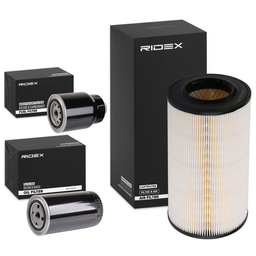 RIDEX 4055F8559 Service kit & filter set FORD MAVERICK in original quality