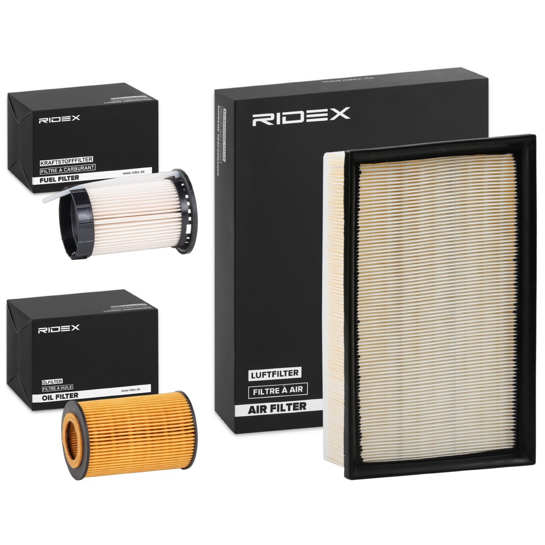 RIDEX 4055F8591 Service kit & filter set AUDI A3 8v 1.6 TDI 105 hp Diesel 2021 price