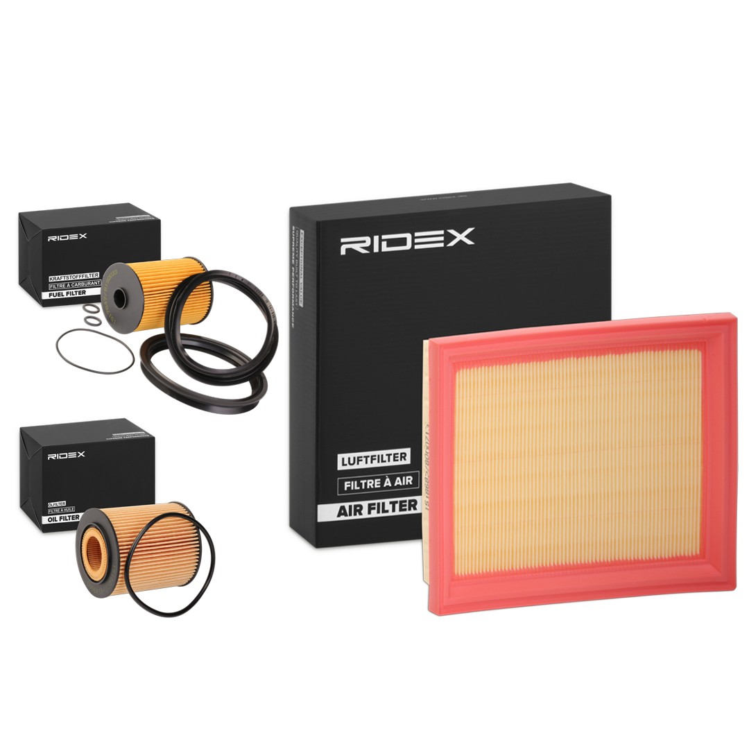 RIDEX Filter Insert, three-piece Filter set 4055F8617 buy