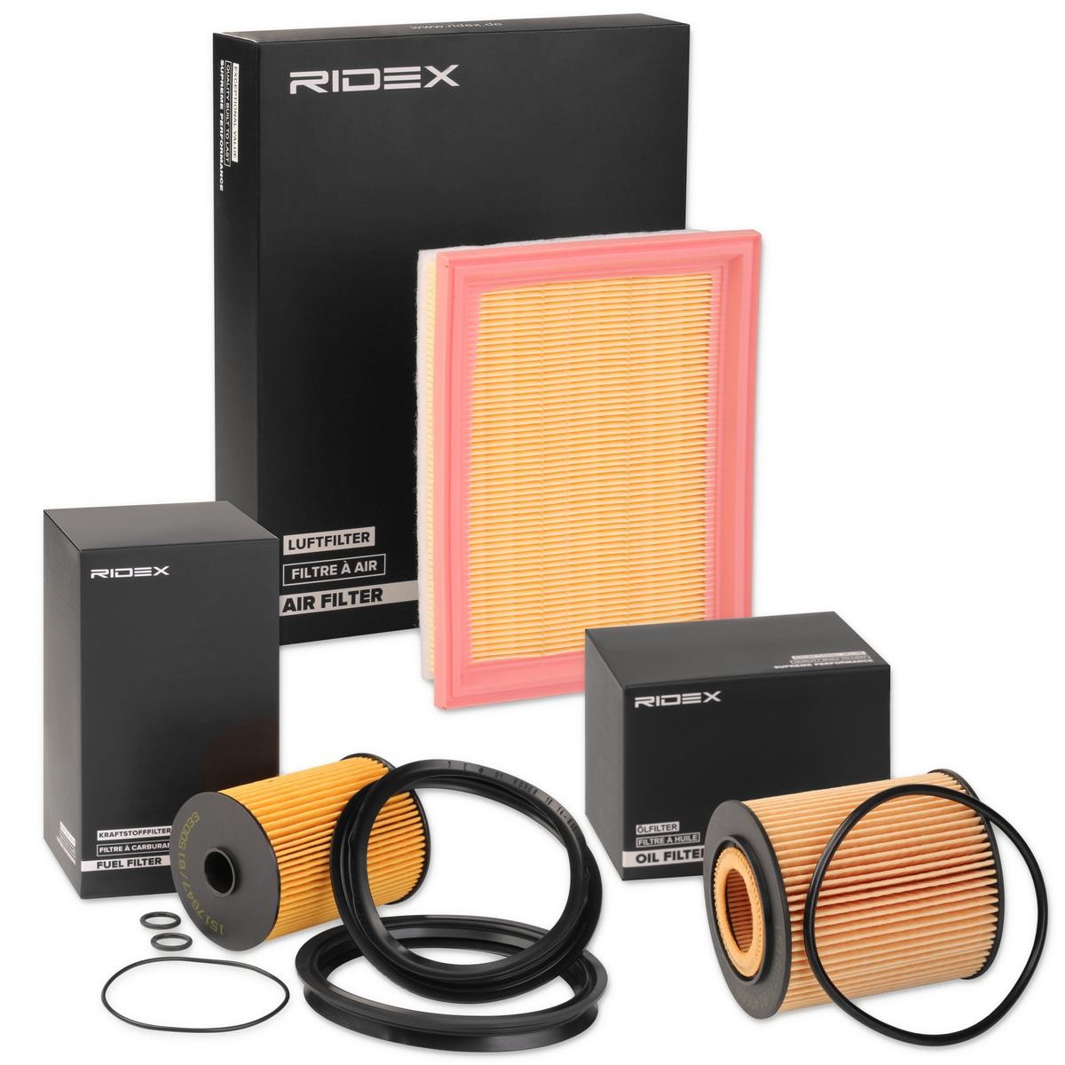 RIDEX 4055F8618 Service kit & filter set MINI Hatchback 2011 price