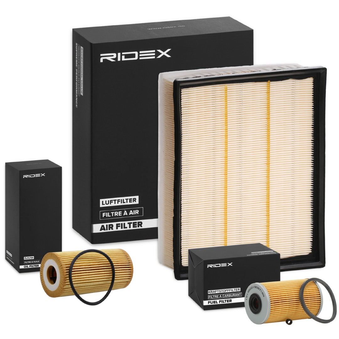RIDEX 4055F8640 Service kit & filter set OPEL VIVARO 2019 in original quality
