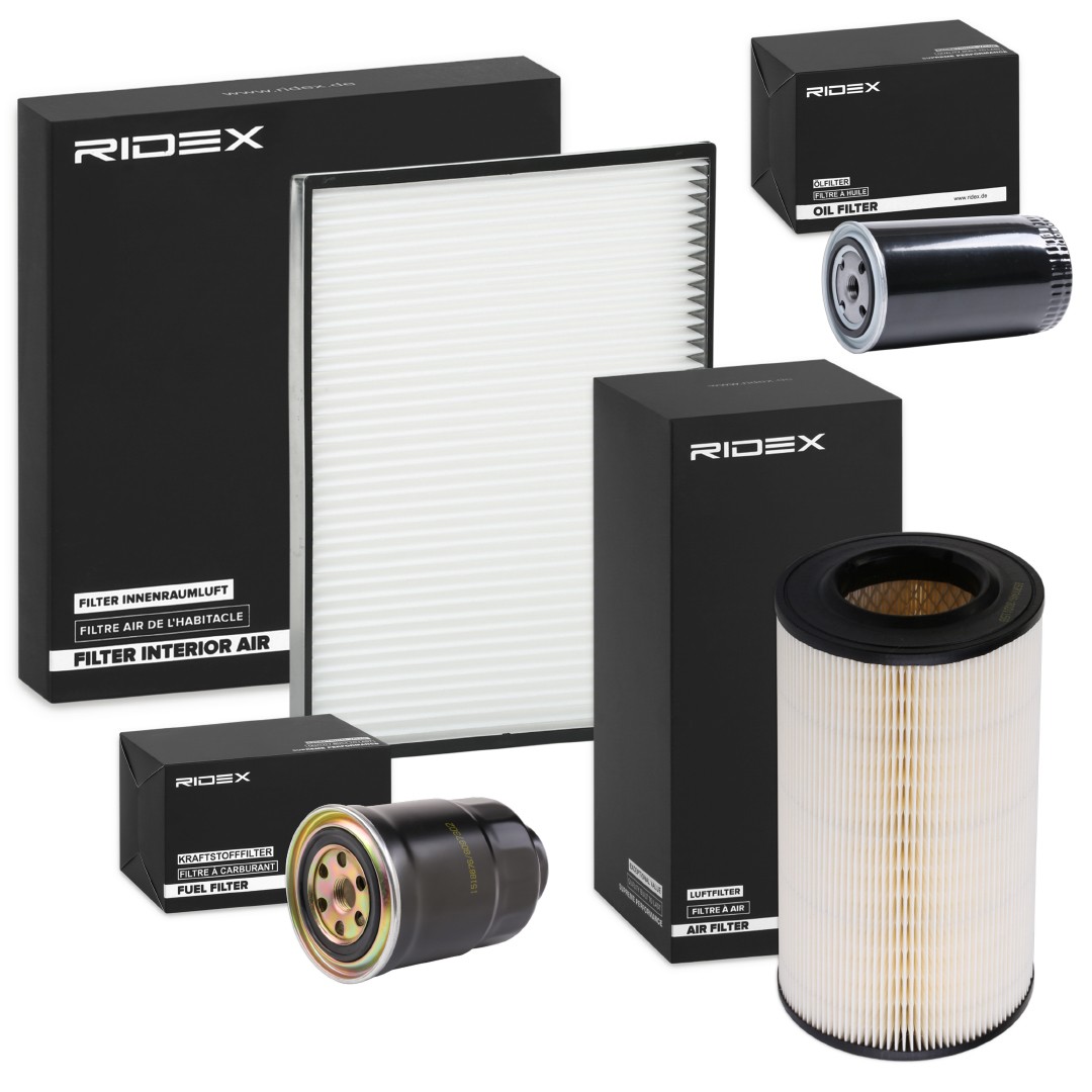 RIDEX 4055F12355 Service kit & filter set FORD MAVERICK in original quality