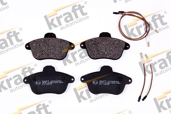 Original 6006000 KRAFT Brake pad kit RENAULT