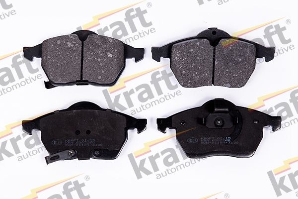 KRAFT Front Axle, incl. wear warning contact Height: 74,2mm, Width: 156,4mm Brake pads 6007260 buy