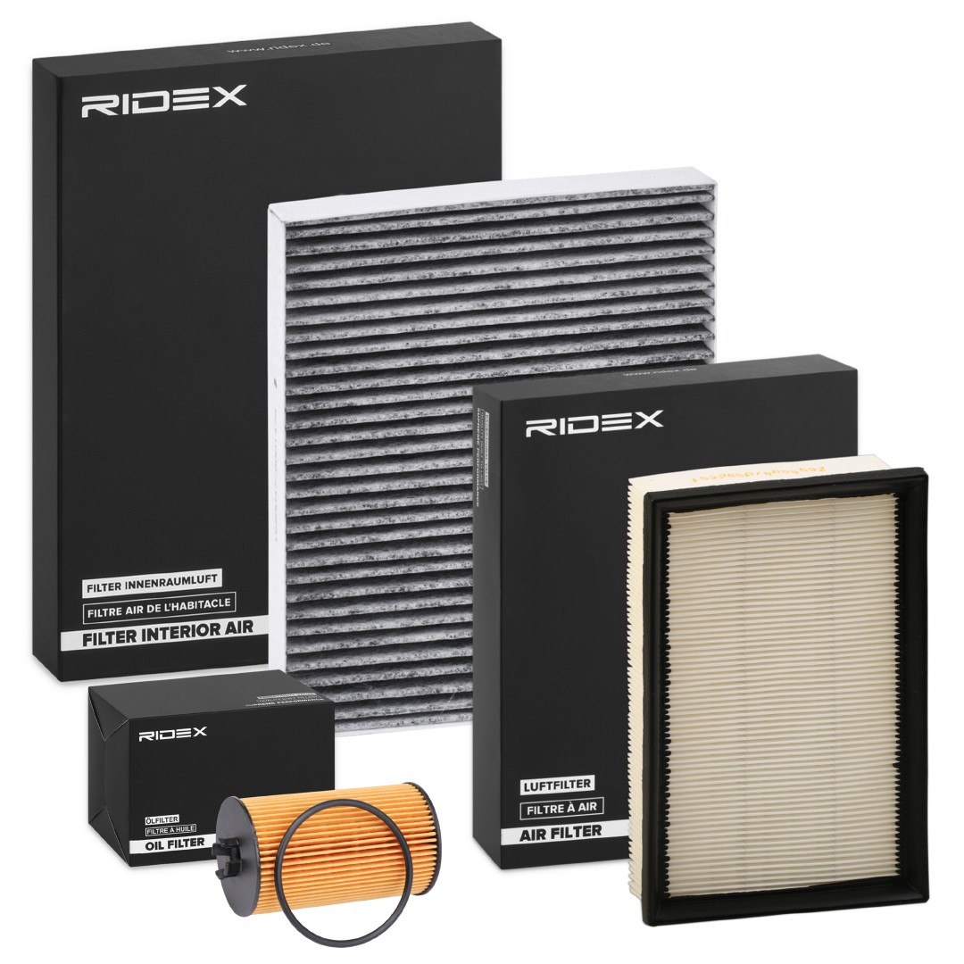 RIDEX 4055F20086 CHEVROLET Filter service kit in original quality